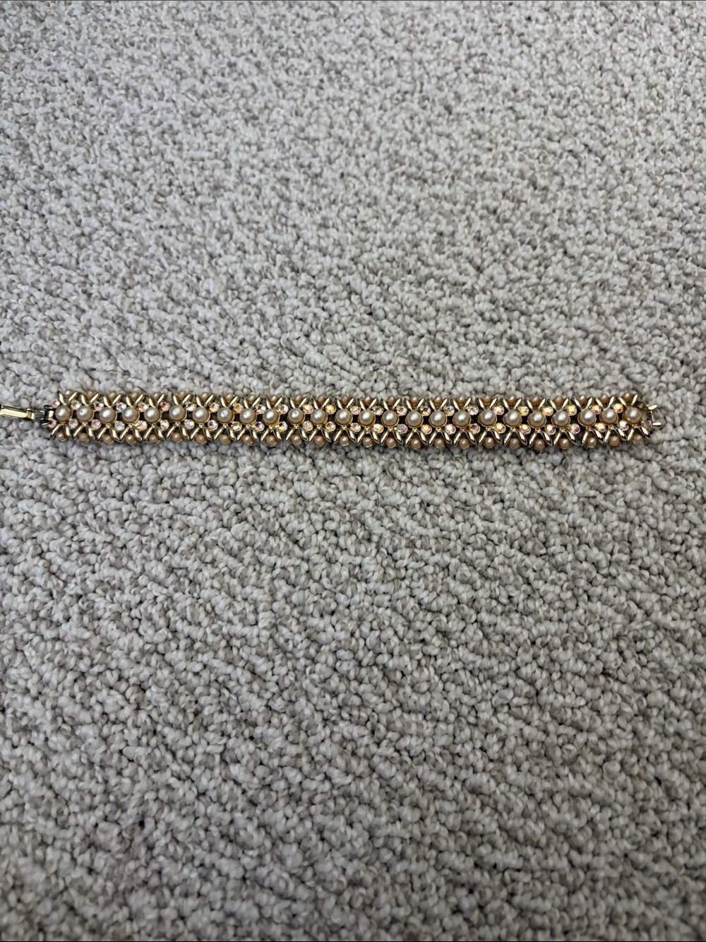 Gold Pearl Accent Bracelet - Women's Fashion Bracelet